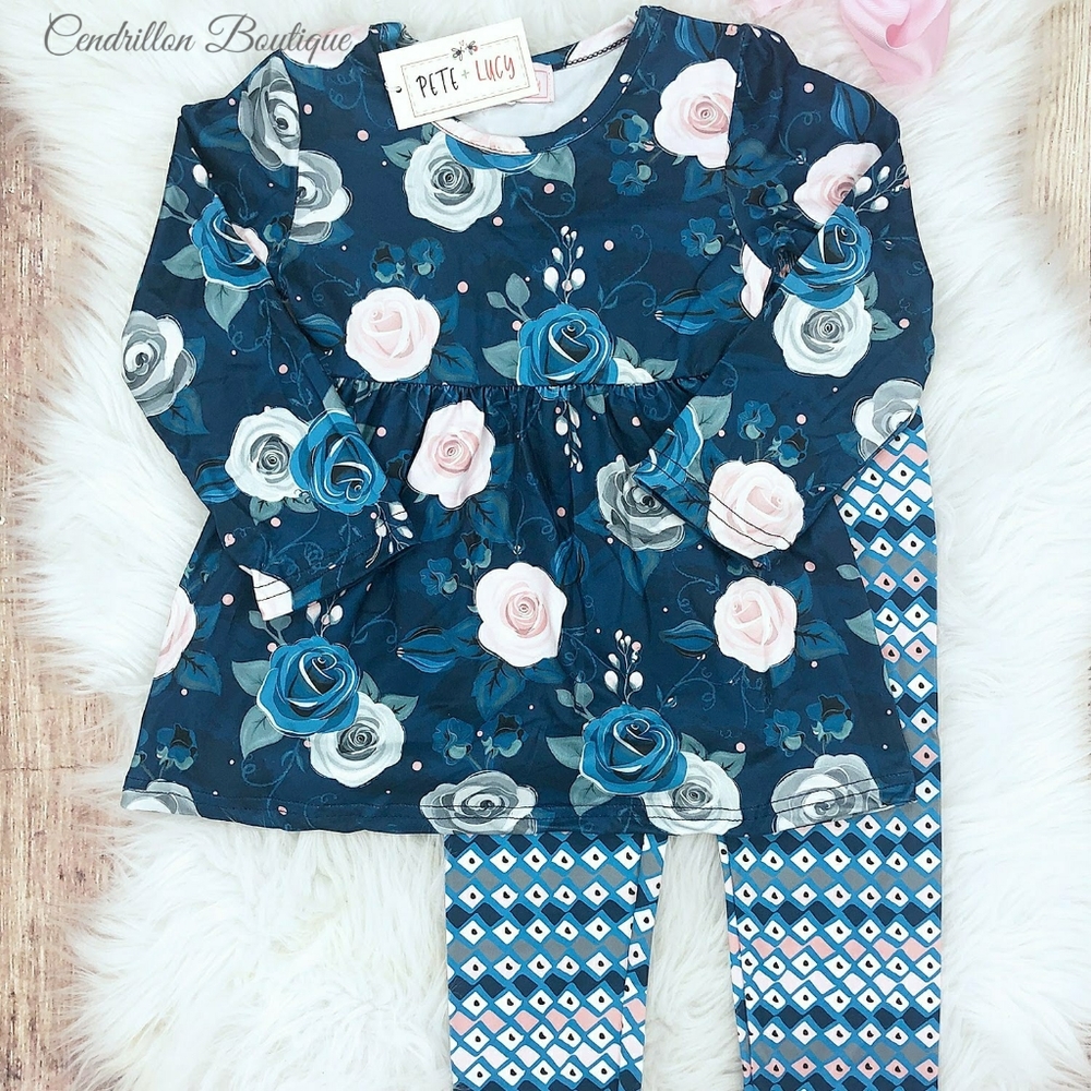 Pete and Lucy Girl Pant Set Size 10/12